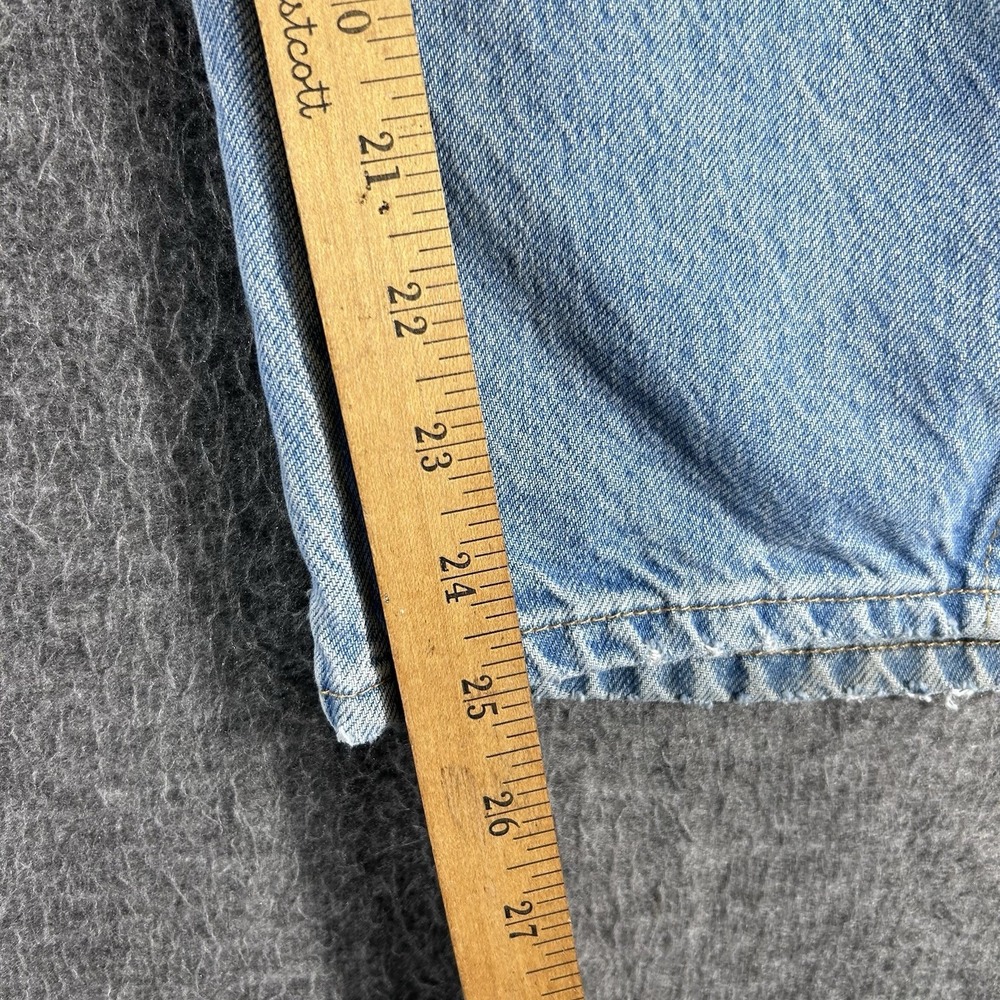 We The Free Good Luck Mid-Rise Barrel Jeans Size 28 Boho Hippie Button Fly - Picture 5 of 10
